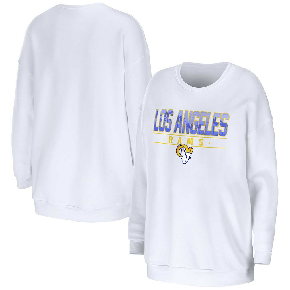 Los Angeles Rams  WEAR by Erin Andrews Women's Domestic Pullover Sweatshirt