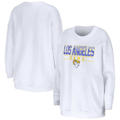Los Angeles Rams  WEAR by Erin Andrews Women's Domestic Pullover Sweatshirt