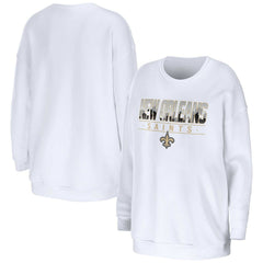 New Orleans Saints  WEAR by Erin Andrews Women's Domestic Pullover Sweatshirt