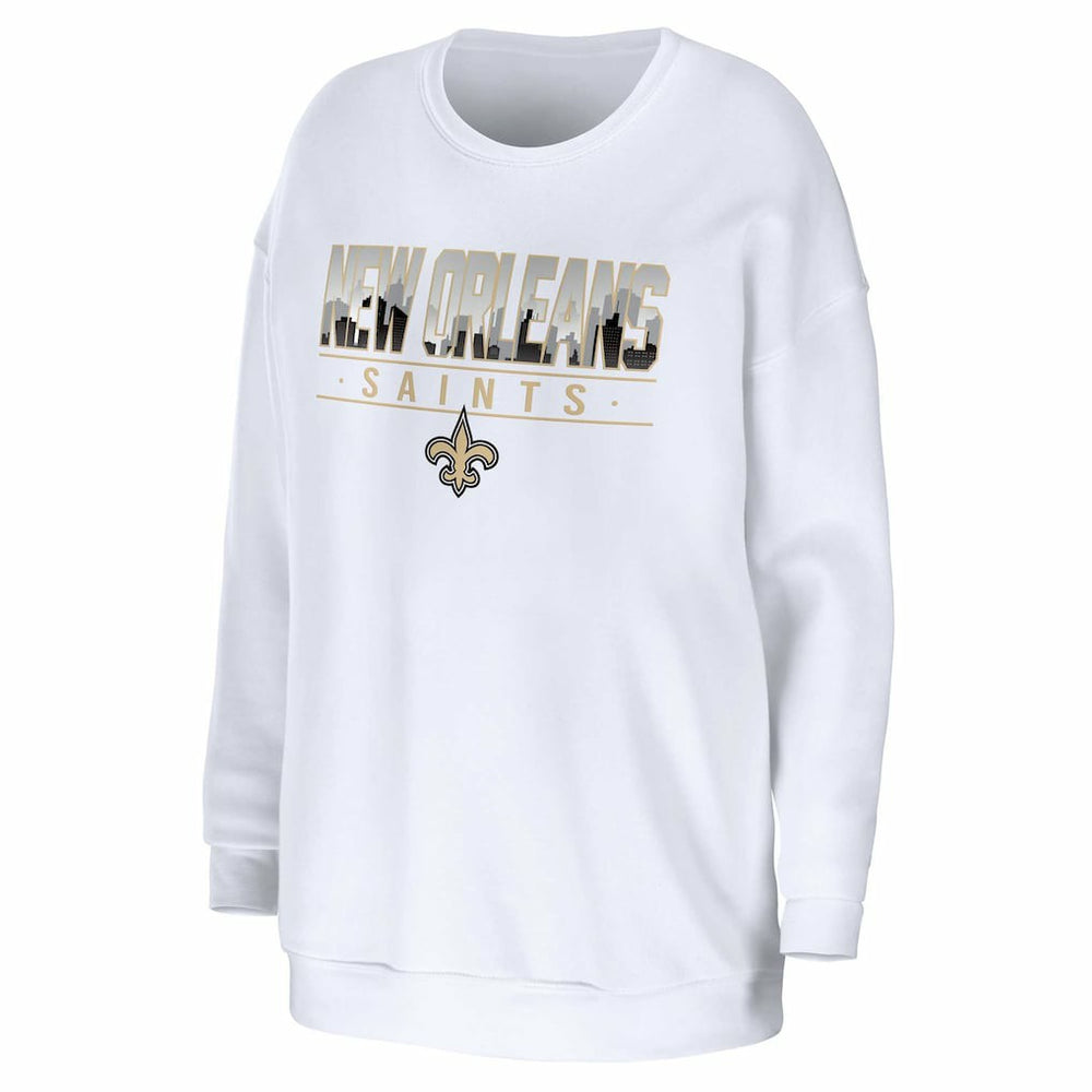 New Orleans Saints  WEAR by Erin Andrews Women's Domestic Pullover Sweatshirt