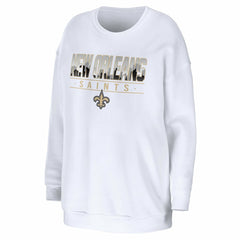 New Orleans Saints  WEAR by Erin Andrews Women's Domestic Pullover Sweatshirt