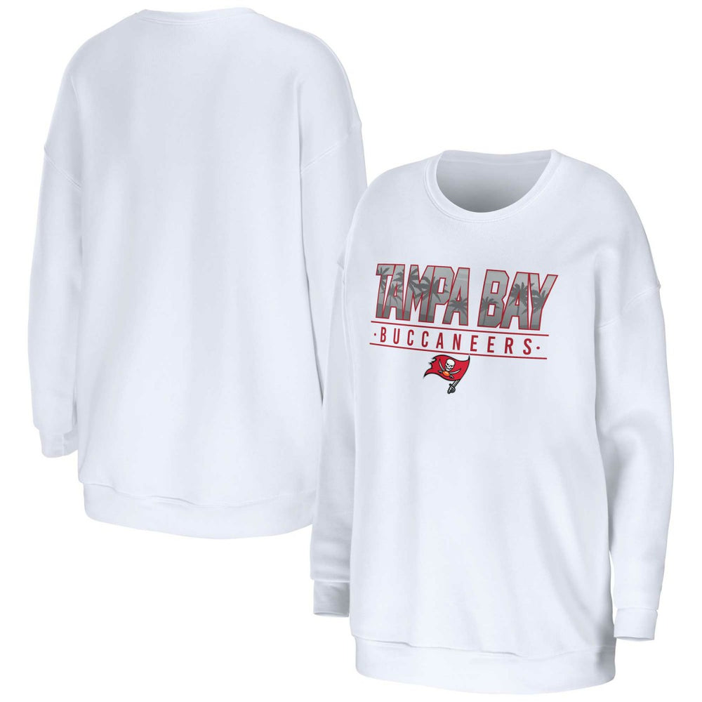 Tampa Bay Buccaneers  WEAR by Erin Andrews Women's Domestic Pullover Sweatshirt