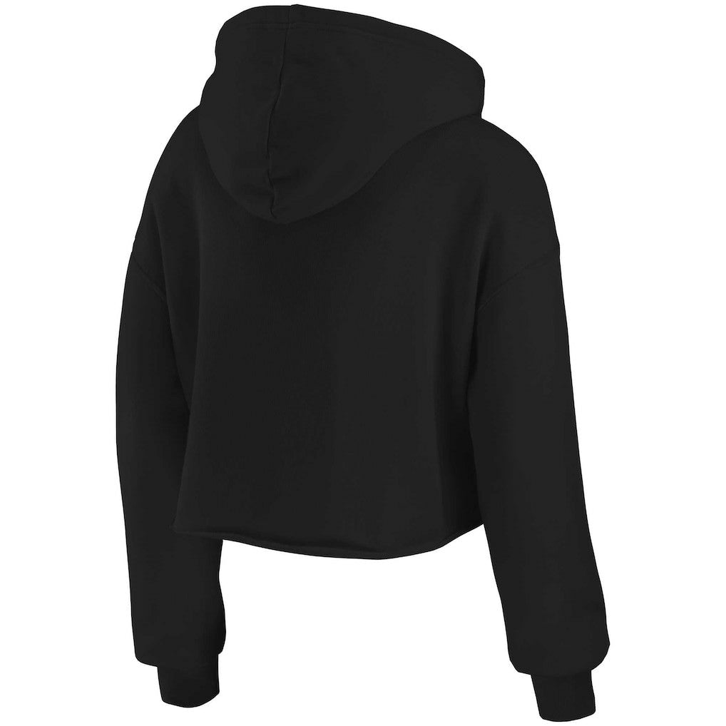 Cincinnati Bengals  WEAR by Erin Andrews Women's Domestic Cropped Pullover Hoodie