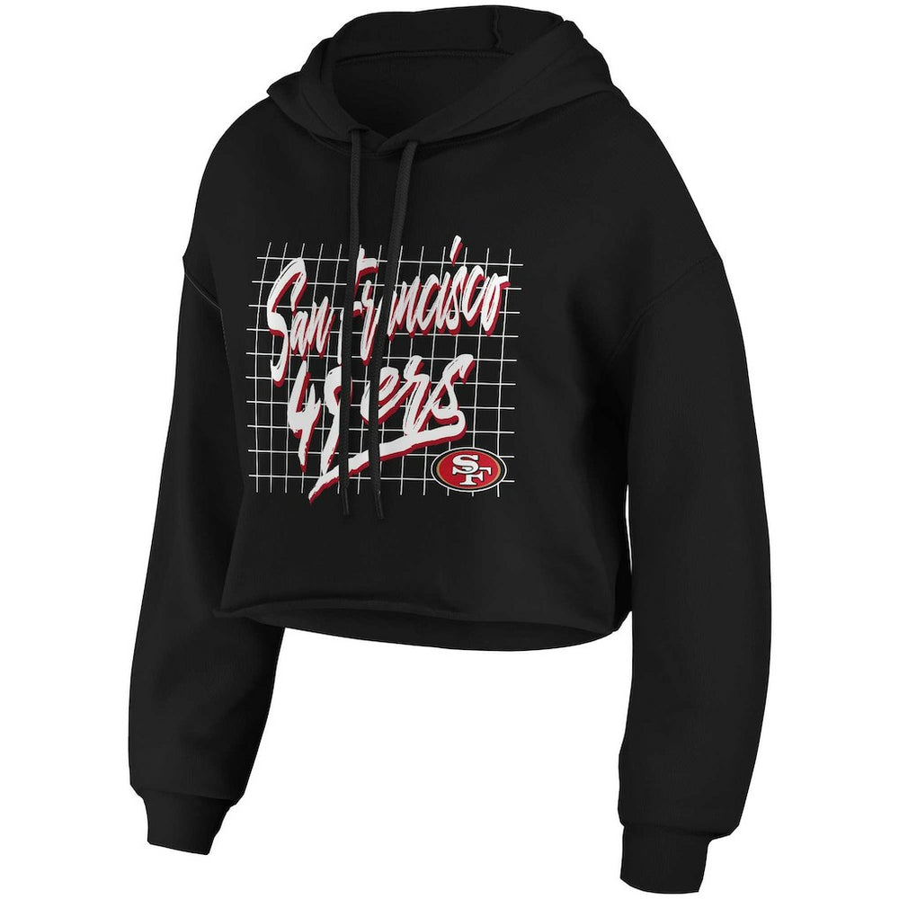 San Francisco 49ers  WEAR by Erin Andrews Women's Domestic Cropped Pullover Hoodie