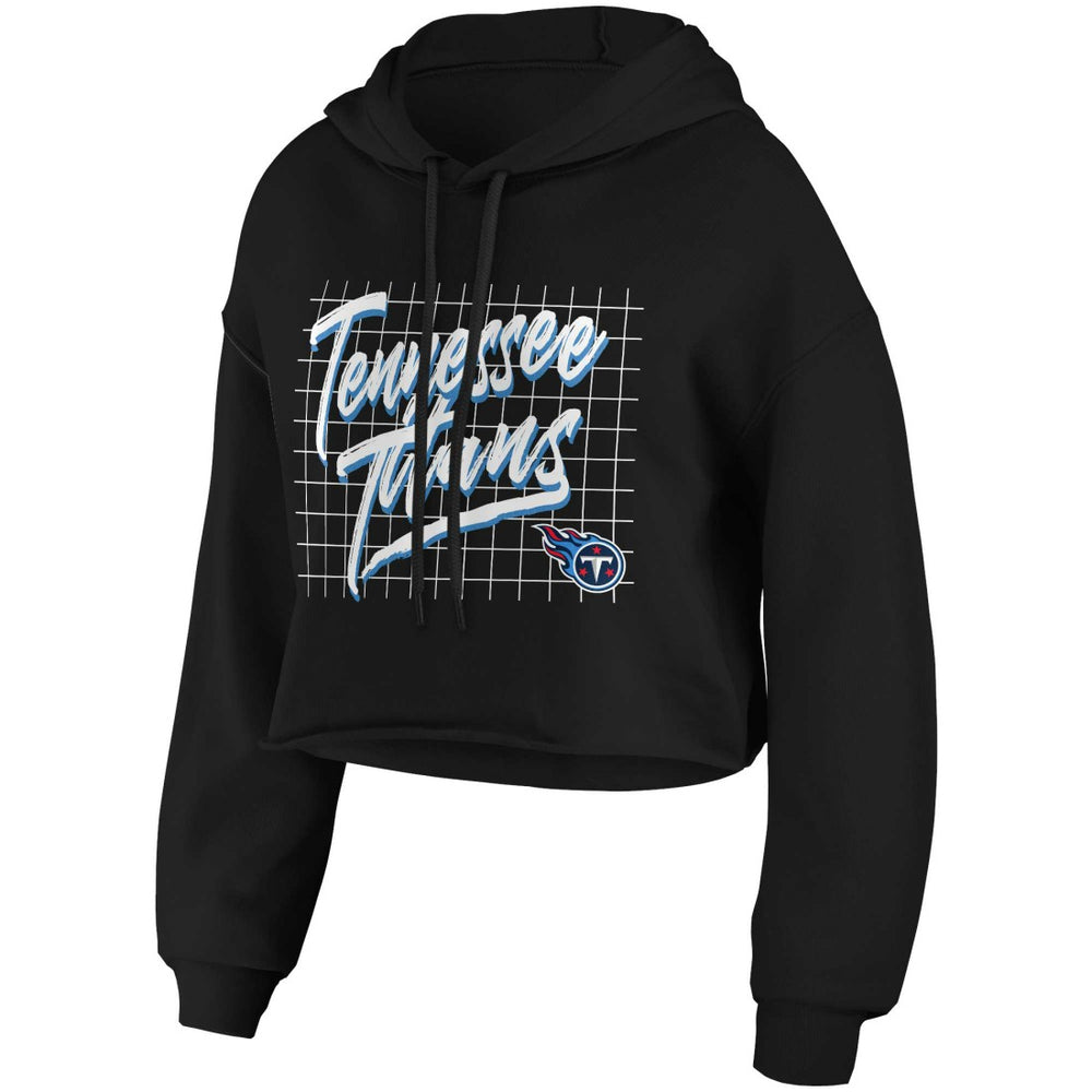 Tennessee Titans  WEAR by Erin Andrews Women's Domestic Cropped Pullover Hoodie