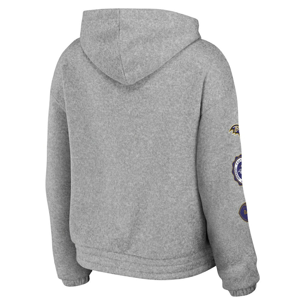 Baltimore Ravens  WEAR by Erin Andrews Women's Full-Zip Hoodie