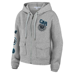 Carolina Panthers  WEAR by Erin Andrews Women's Full-Zip Hoodie