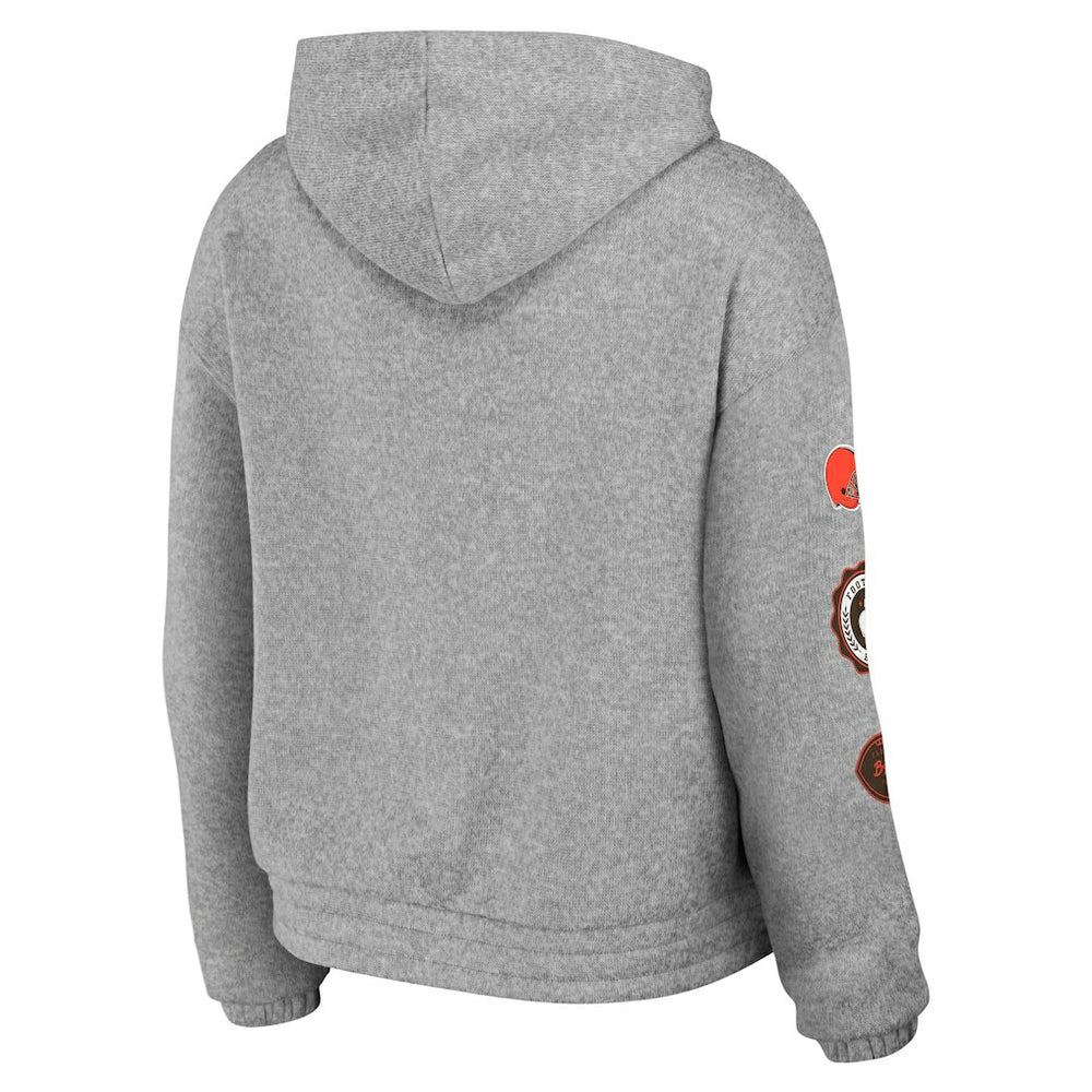Cleveland Browns  WEAR by Erin Andrews Women's Full-Zip Hoodie