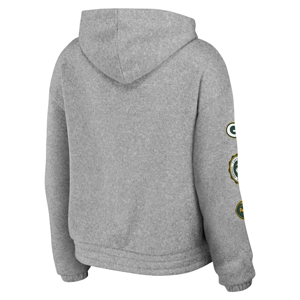 Green Bay Packers  WEAR by Erin Andrews Women's Full-Zip Hoodie