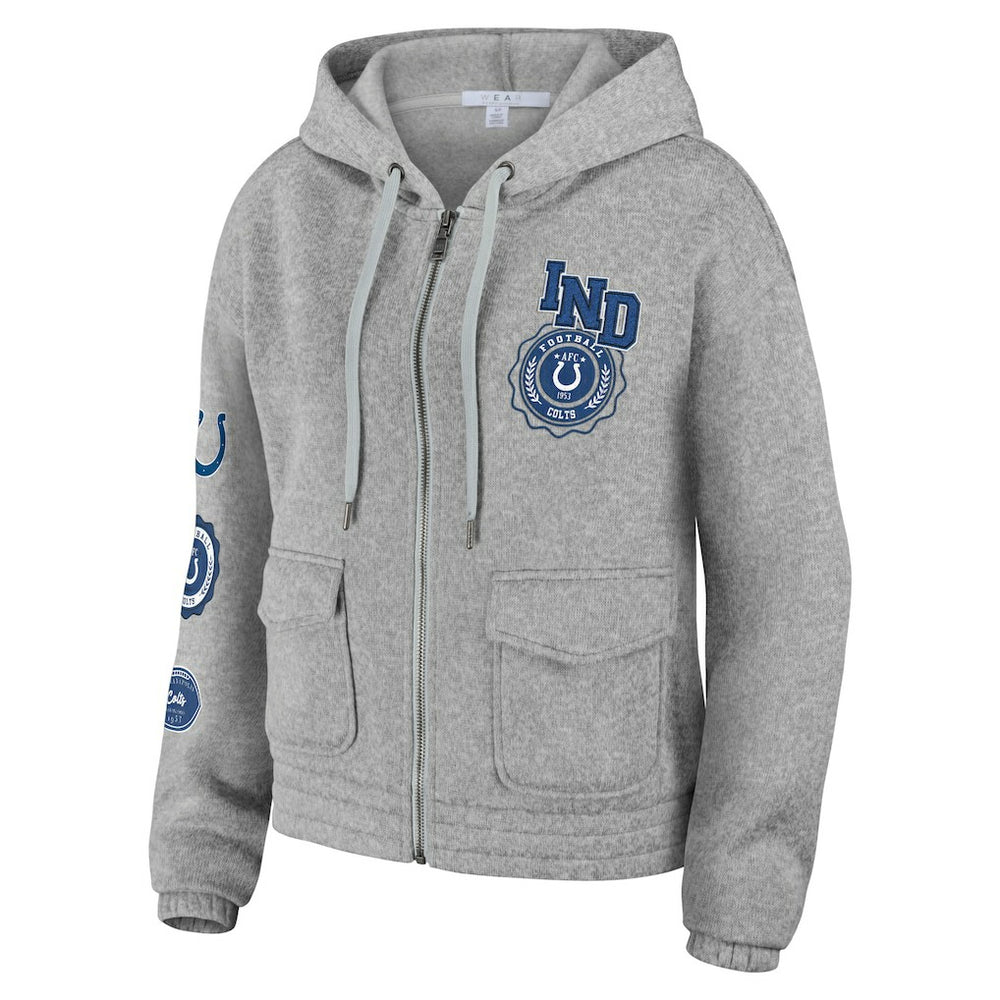 Indianapolis Colts  WEAR by Erin Andrews Women's Full-Zip Hoodie