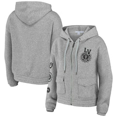 Las Vegas Raiders  WEAR by Erin Andrews Women's Full-Zip Hoodie