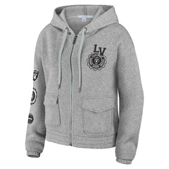Las Vegas Raiders  WEAR by Erin Andrews Women's Full-Zip Hoodie