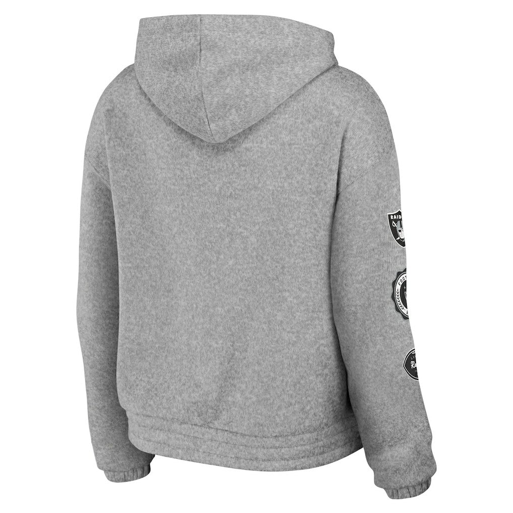 Las Vegas Raiders  WEAR by Erin Andrews Women's Full-Zip Hoodie