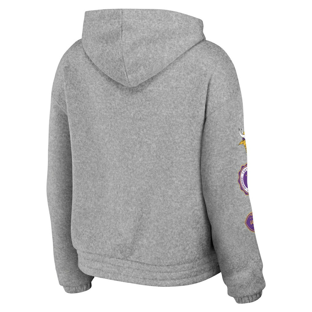 Minnesota Vikings  WEAR by Erin Andrews Women's Full-Zip Hoodie