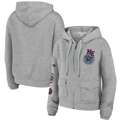 New England Patriots  WEAR by Erin Andrews Women's Full-Zip Hoodie