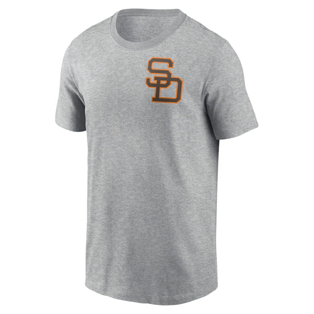 San Diego Padres Nike Cooperstown Collection Large Logo 2-Hit T-Shirt | MLB Shop