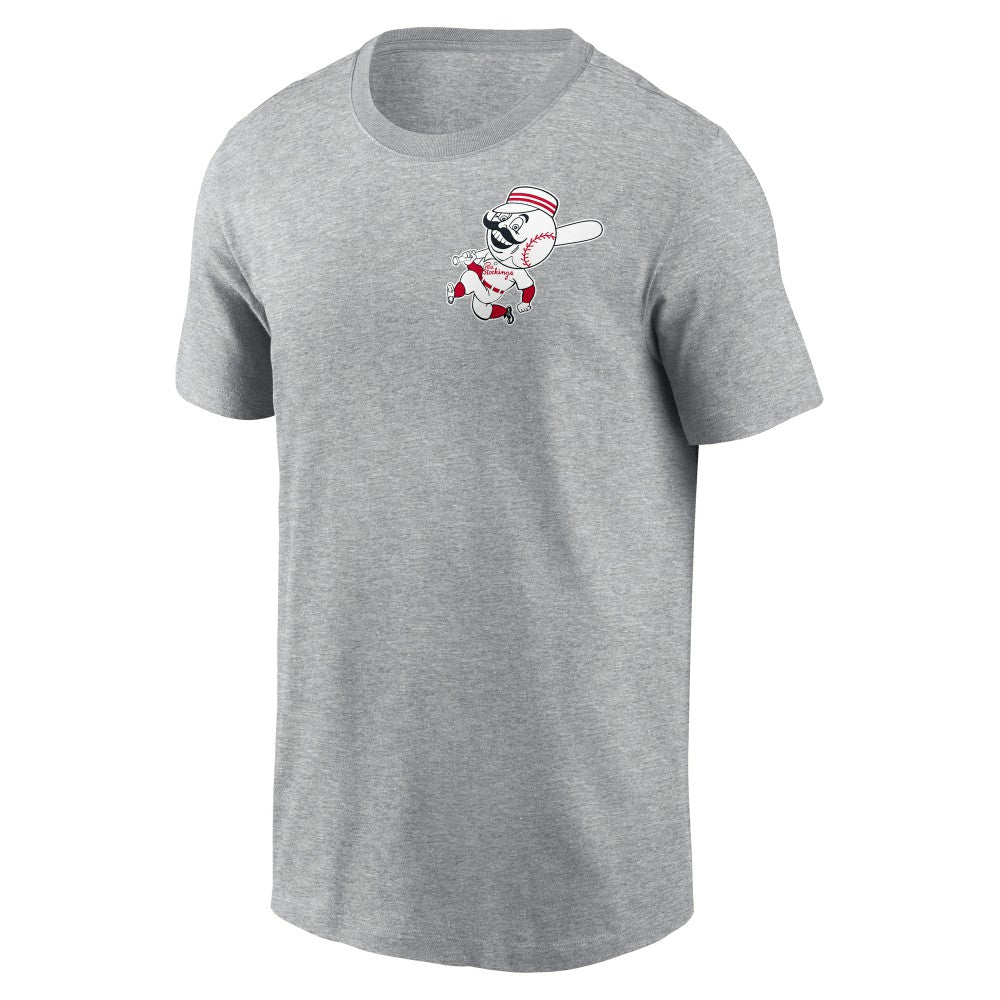 Cincinnati Reds Nike Cooperstown Collection Large Logo 2-Hit T-Shirt | MLB Discount