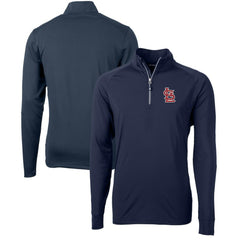 St. Louis Cardinals Cutter & Buck Adapt Eco Knit Stretch Recycled Quarter-Zip Pullover Top | MLB Discount