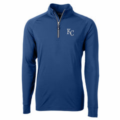 Kansas City Royals Cutter & Buck Adapt Eco Knit Stretch Recycled Quarter-Zip Pullover Top | MLB Near me