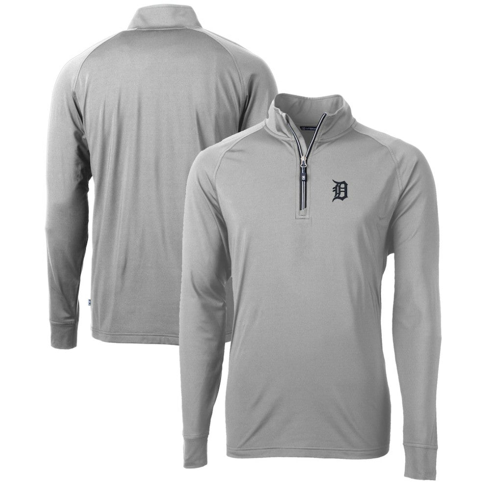 Detroit Tigers Cutter & Buck Adapt Eco Knit Stretch Recycled Quarter-Zip Pullover Top | MLB US