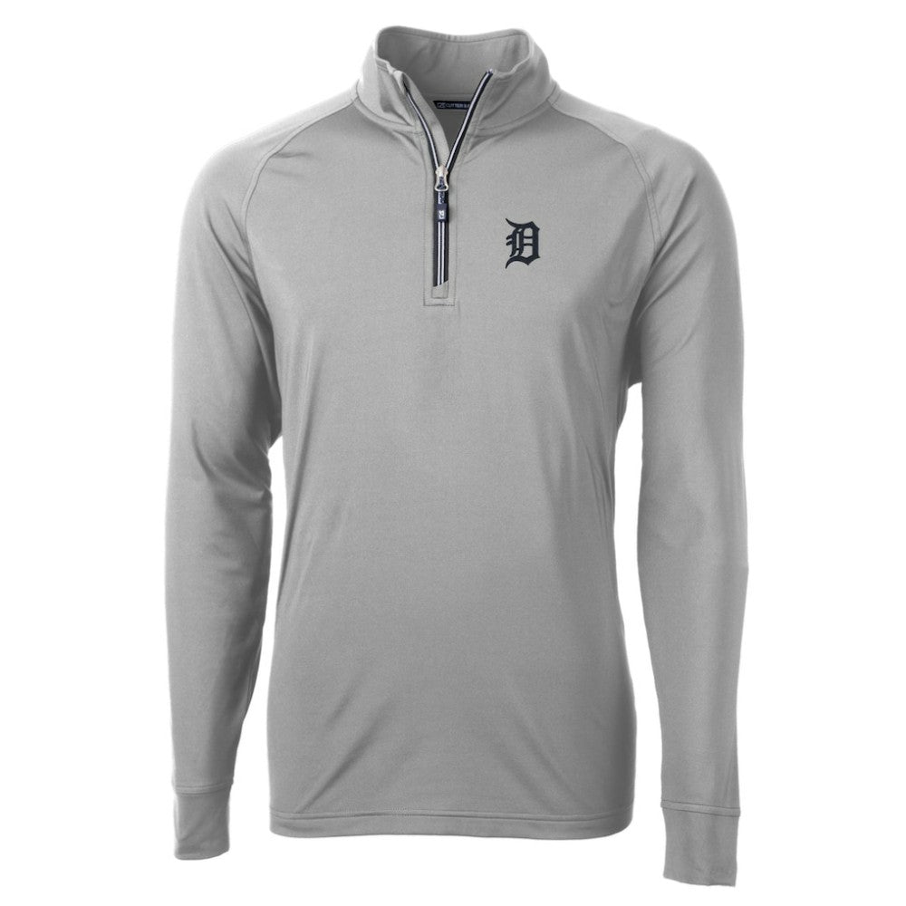 Detroit Tigers Cutter & Buck Adapt Eco Knit Stretch Recycled Quarter-Zip Pullover Top | MLB US