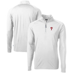 Philadelphia Phillies Cutter & Buck Adapt Eco Knit Stretch Recycled Quarter-Zip Pullover Top | MLB Online