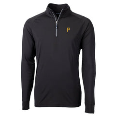 Pittsburgh Pirates Cutter & Buck Adapt Eco Knit Stretch Recycled Quarter-Zip Pullover Top | MLB Sale
