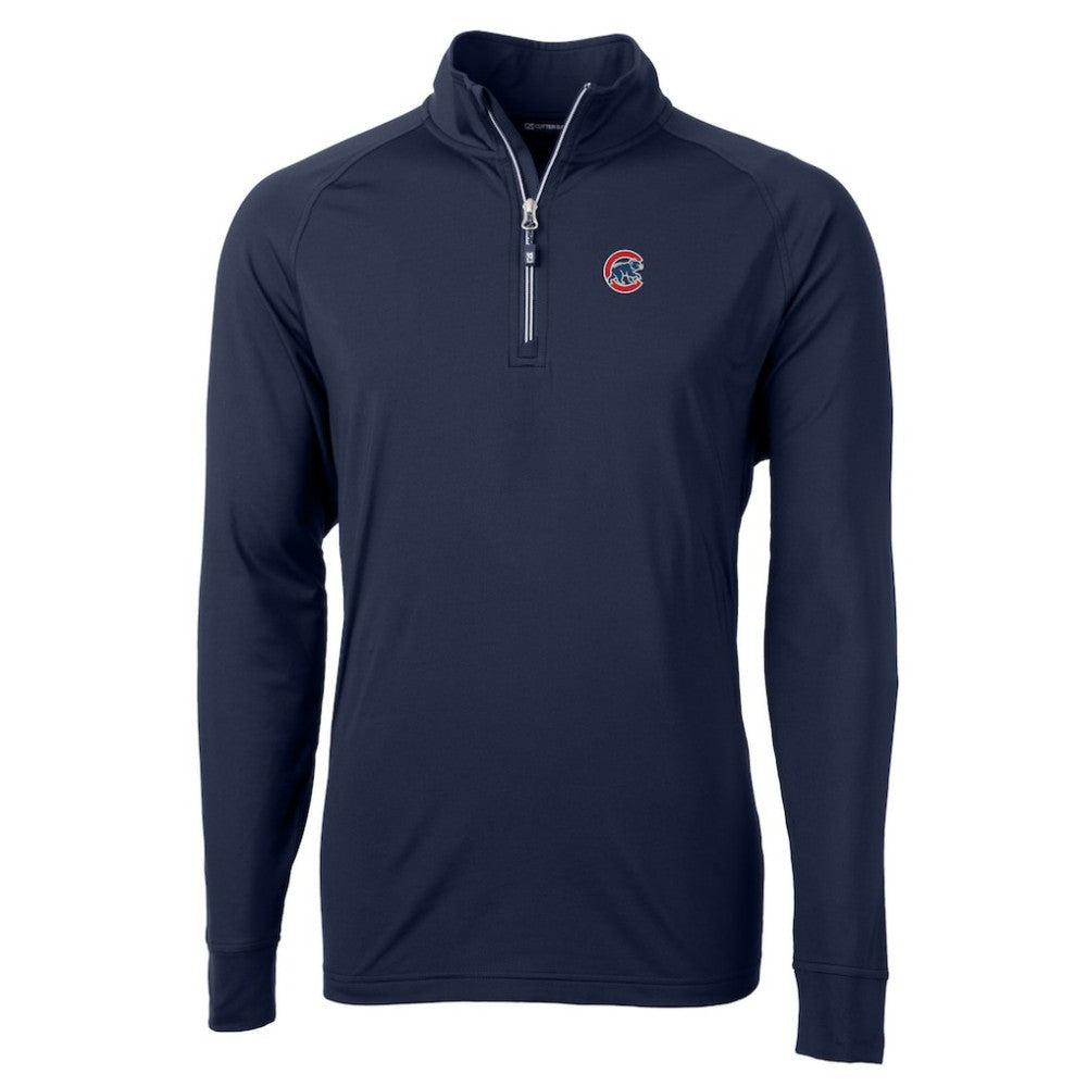 Chicago Cubs Cutter & Buck Adapt Eco Knit Stretch Recycled Quarter-Zip Pullover Top | MLB Near me