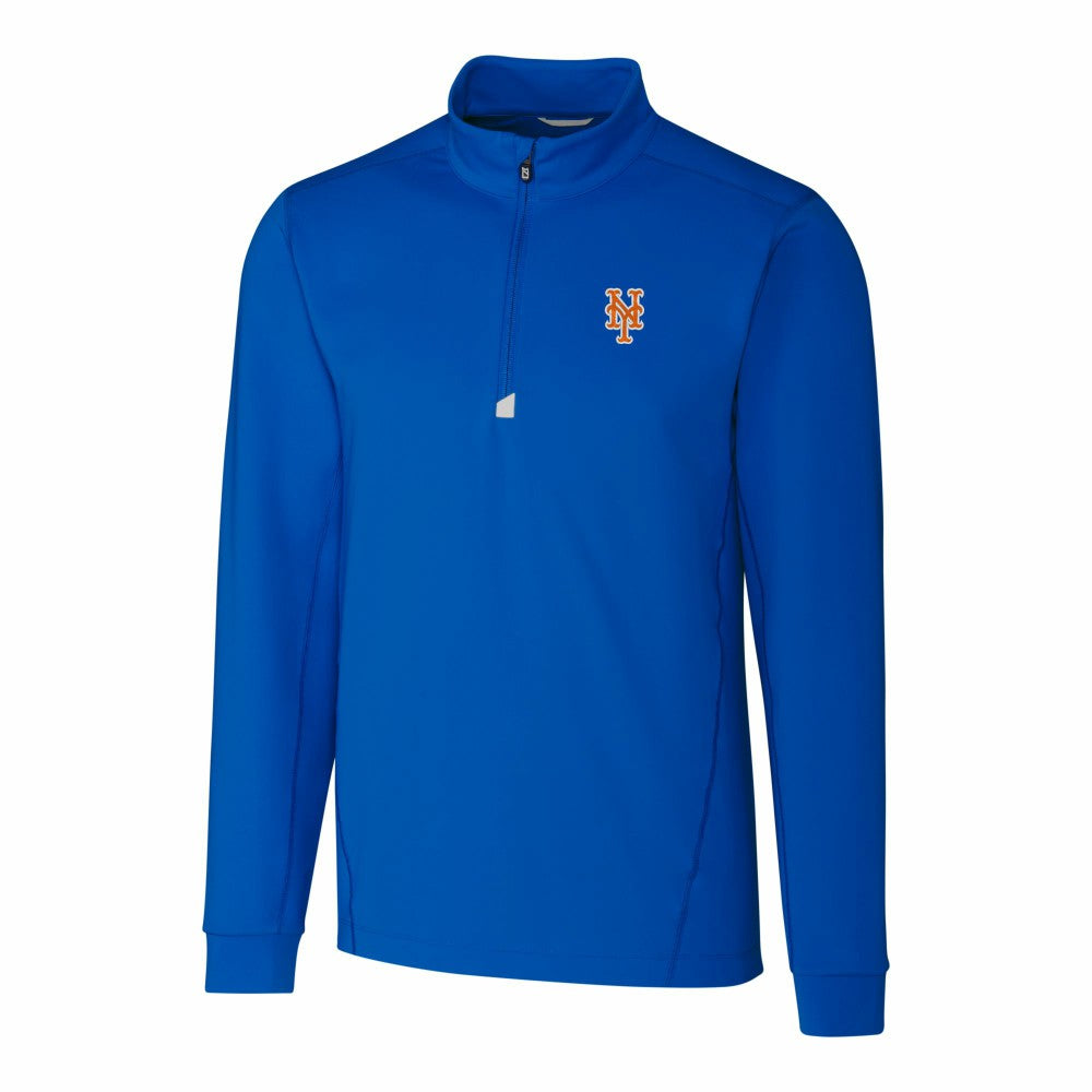 New York Mets Cutter & Buck Traverse Stretch Quarter-Zip Pullover Top | MLB On Sale