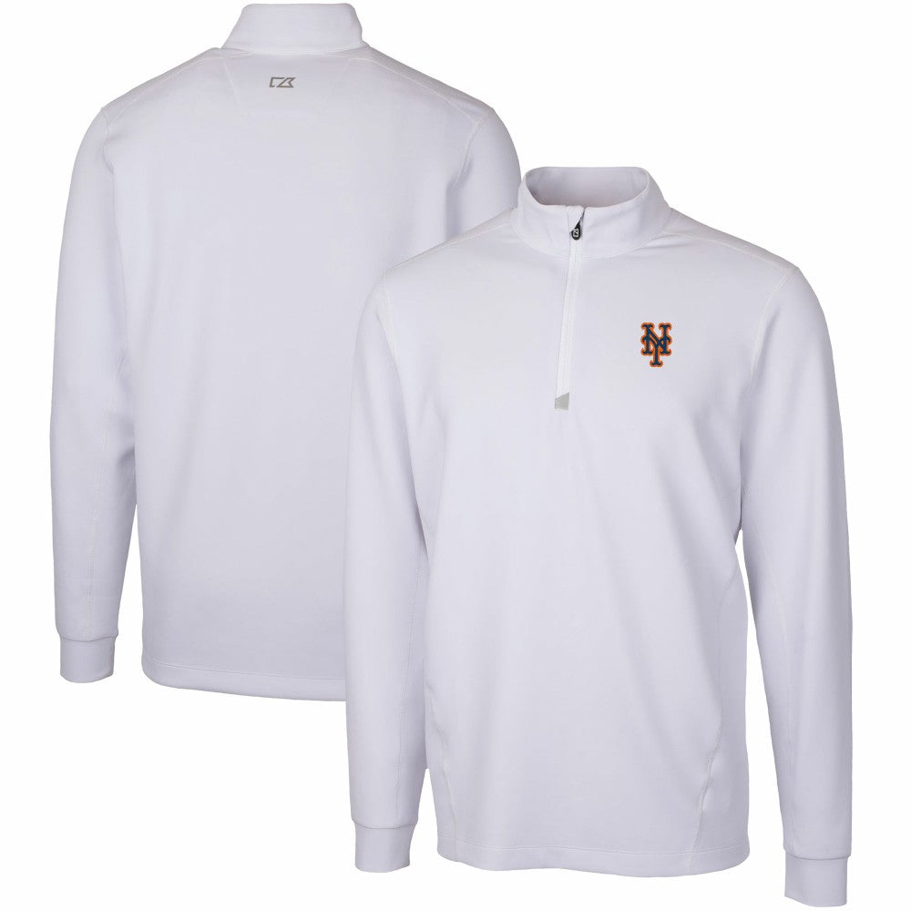 New York Mets Cutter & Buck Traverse Stretch Quarter-Zip Pullover Top | MLB US