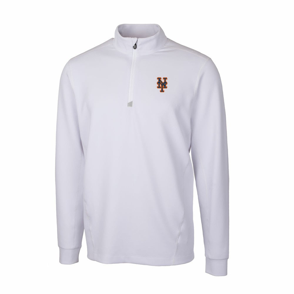 New York Mets Cutter & Buck Traverse Stretch Quarter-Zip Pullover Top | MLB US