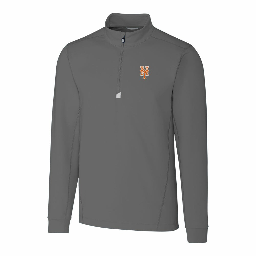 New York Mets Cutter & Buck Traverse Stretch Quarter-Zip Pullover Top | MLB US