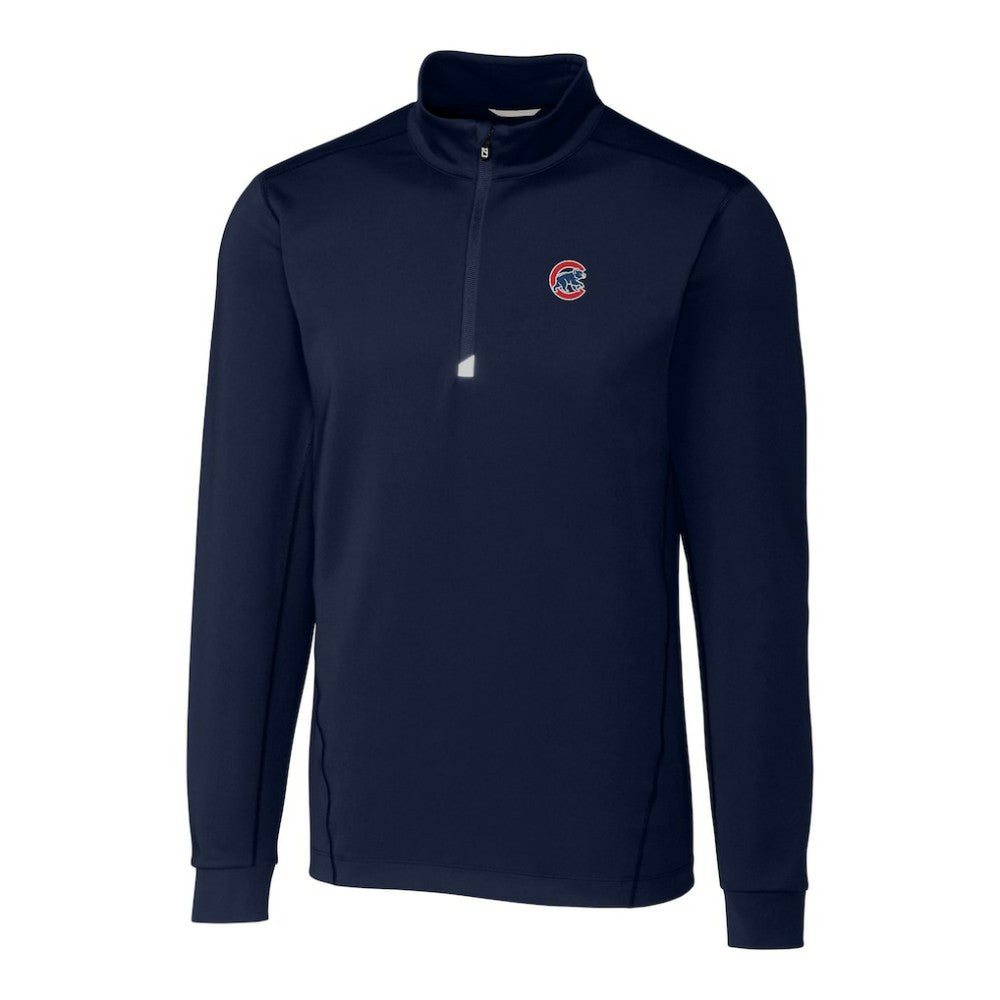 Chicago Cubs Cutter & Buck Traverse Stretch Quarter-Zip Pullover Top | MLB Sale