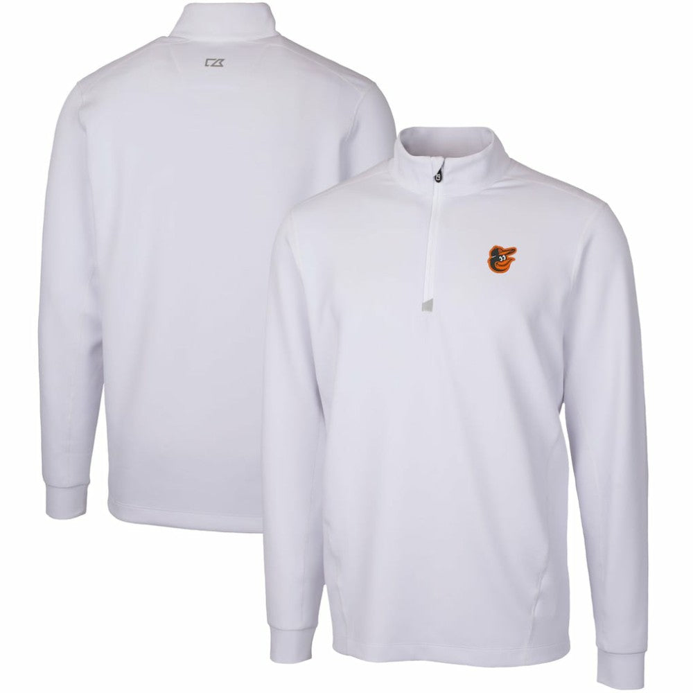 Baltimore Orioles Cutter & Buck Traverse Stretch Quarter-Zip Pullover Top | MLB Online