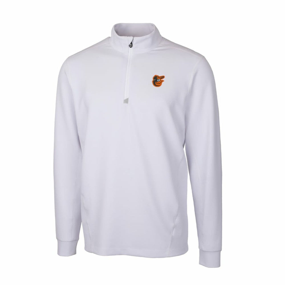 Baltimore Orioles Cutter & Buck Traverse Stretch Quarter-Zip Pullover Top | MLB Online