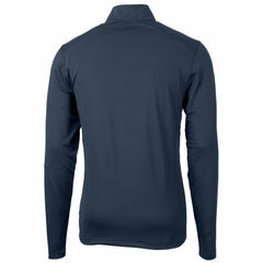 Milwaukee Brewers Cutter & Buck Virtue Eco Pique Recycled Quarter-Zip Pullover Top | MLB New