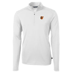 Baltimore Orioles Cutter & Buck Virtue Eco Pique Recycled Quarter-Zip Pullover Top | MLB Outlet