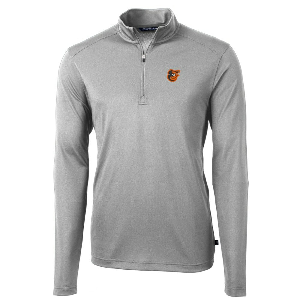 Baltimore Orioles Cutter & Buck Virtue Eco Pique Recycled Quarter-Zip Pullover Top | MLB For sale