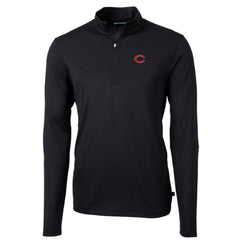 Cincinnati Reds Cutter & Buck Virtue Eco Pique Recycled Quarter-Zip Pullover Top | MLB Near me
