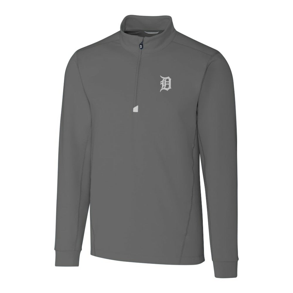 Detroit Tigers Cutter & Buck Big & Tall Traverse Stretch Quarter-Zip Pullover Top | MLB For sale