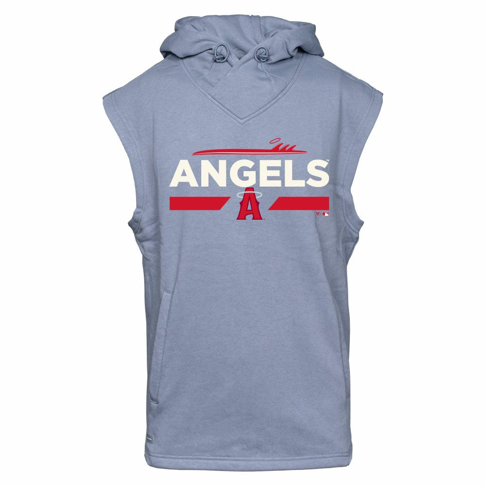 Los Angeles Angels Levelwear City Connect Throttle No Hitter Hoodie Sleeveless T-Shirt | MLB Online