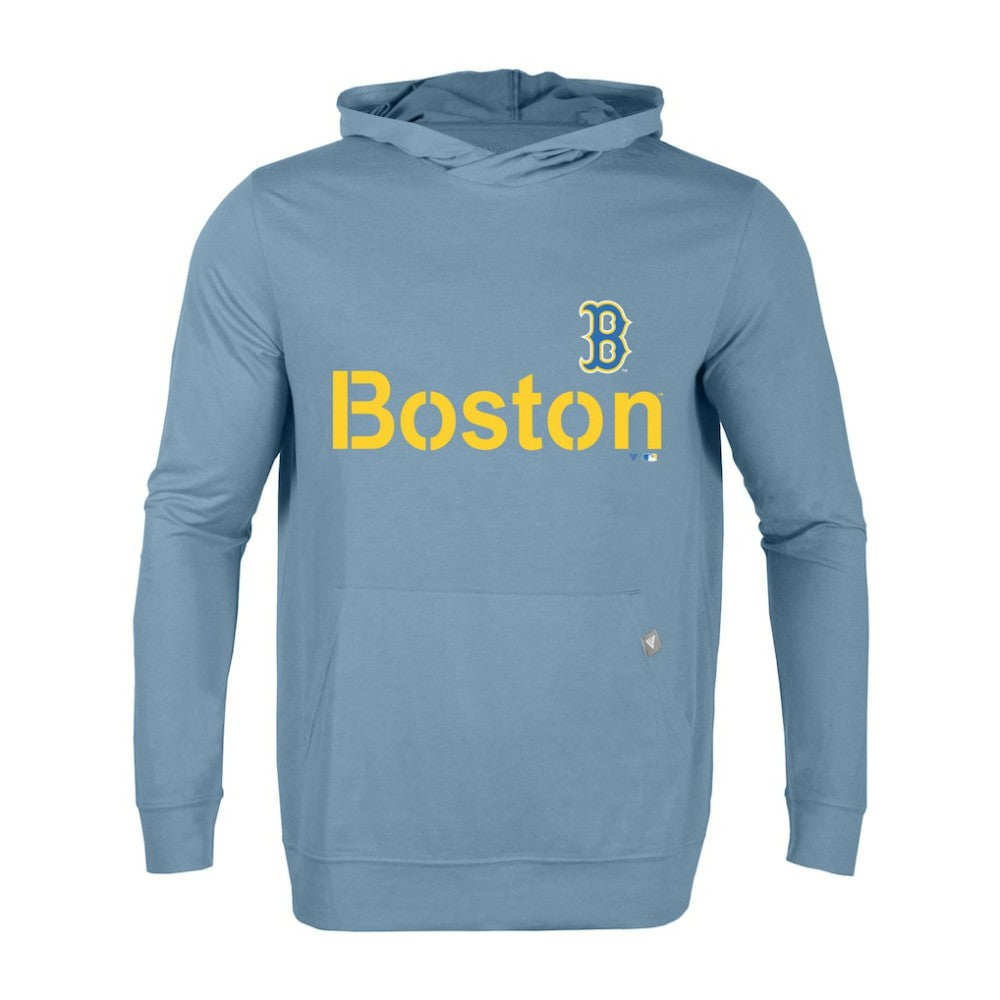 Boston Red Sox Levelwear City Connect Relay Core Logo Pullover Hoodie | MLB On Sale