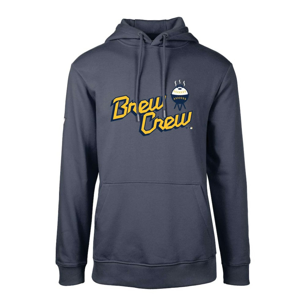 Milwaukee Brewers Levelwear City Connect Podium Core Logo Pullover Hoodie | MLB Outlet