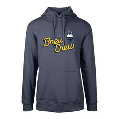 Milwaukee Brewers Levelwear City Connect Podium Core Logo Pullover Hoodie | MLB Outlet