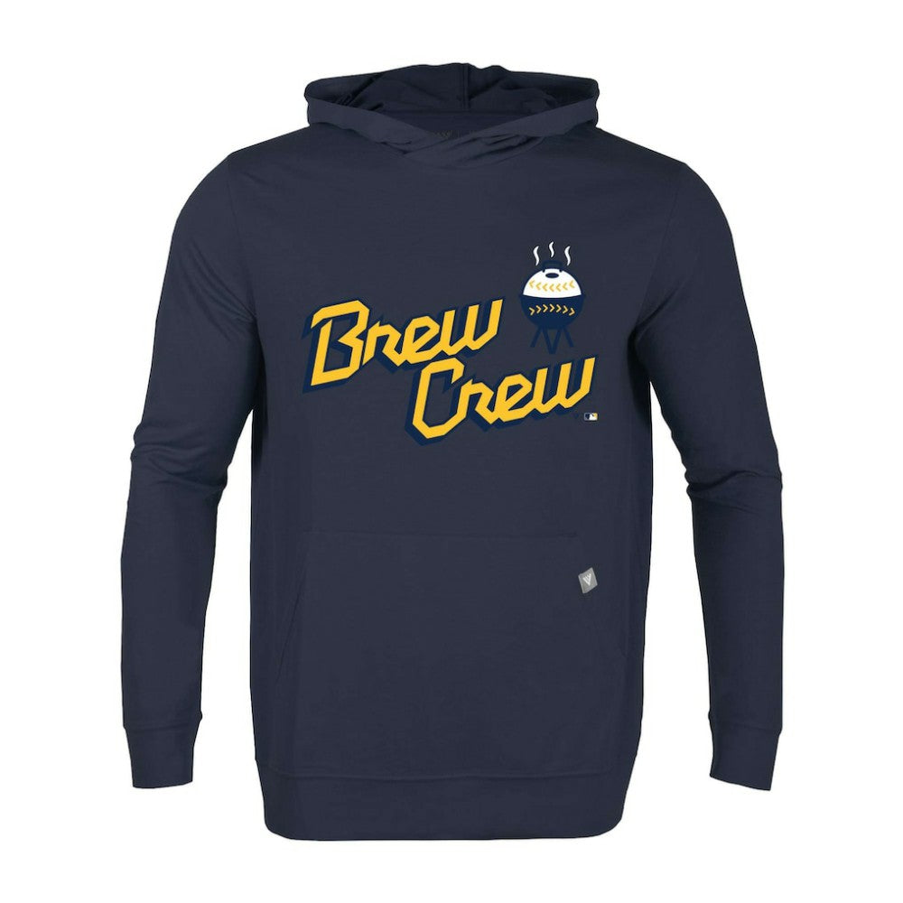 Milwaukee Brewers Levelwear City Connect Relay Core Logo Pullover Hoodie | MLB US