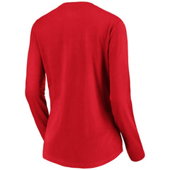 St. Louis Cardinals Women's Team Long Sleeve V-Neck T-Shirt | MLB Discount