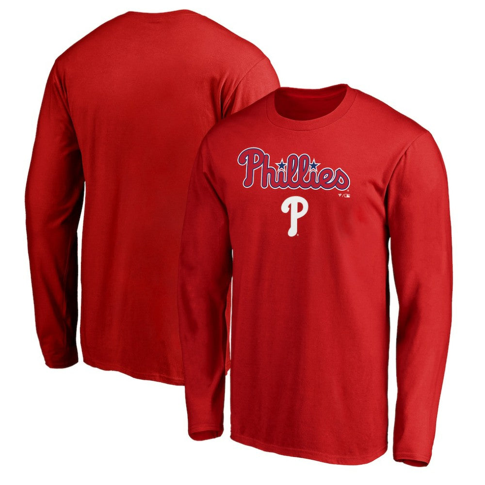 Philadelphia Phillies Team Lockup Long Sleeve T-Shirt - | MLB For sale