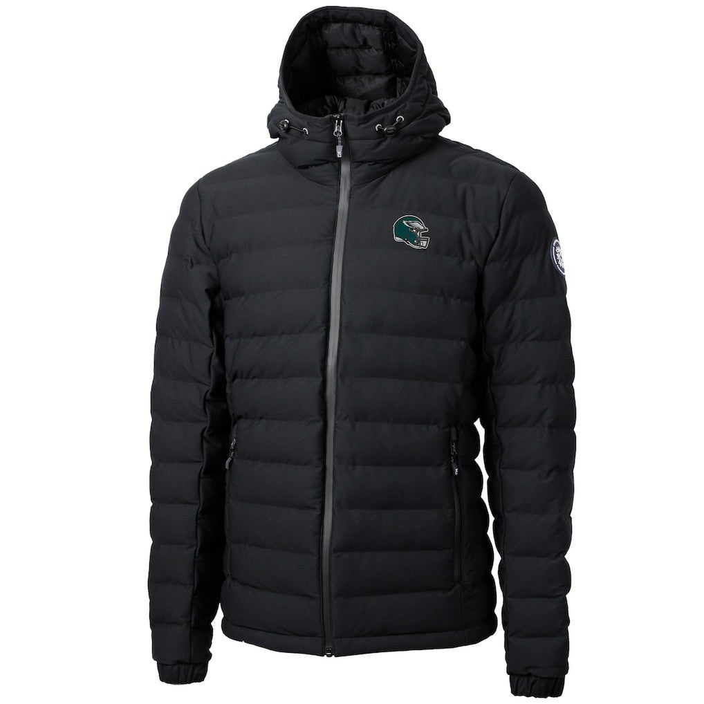 Philadelphia Eagles  Cutter & Buck Helmet Mission Ridge Repreve Eco Insulated Puffer Full-Zip Jacket