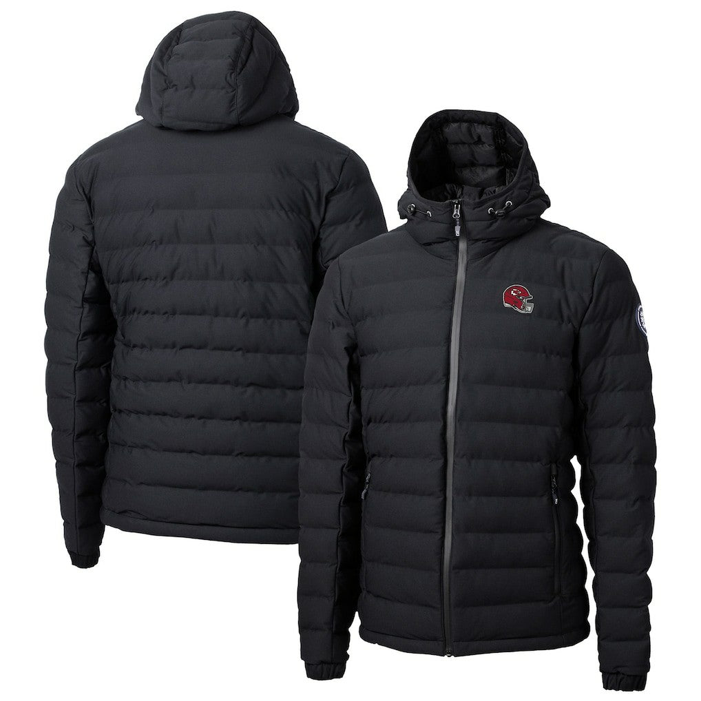 Kansas City Chiefs  Cutter & Buck Helmet Mission Ridge Repreve Eco Insulated Puffer Full-Zip Jacket