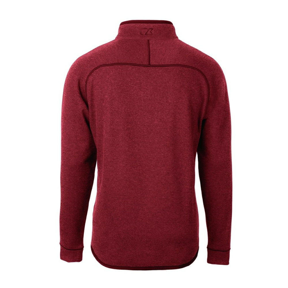 San Francisco 49ers  Cutter & Buck Helmet Mainsail Sweater-Knit Half-Zip Pullover Jacket